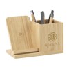 Bamboo Boss 15W support de charge/porte-stylo