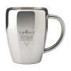 Mug à double paroi en acier inoxydable recyclé
