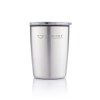Gobelet isotherme à expresso à double paroi en acier inoxydable recyclé