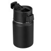 Gobelet noir 350 ml à double paroi isolante et maniable d´une seule main