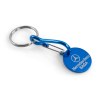 Porte-clés jeton at2 aluminium - P.U.H.T sérigraphie 1 couleur