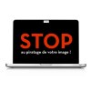 Cache webcam slide en abs - PUHT sérigraphie 1 couleur 1 position