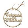 Decoration en bois - laser - 90 mm