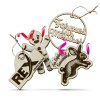 Decoration en bois - laser - 90 mm