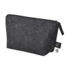 Pochette zippée t-bottom feutrine 100% rpet