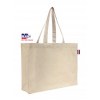 Sac shopping fait en france 220grs coton avec soufflets