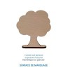 Trophée bois ARBRE 10cm - France