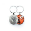 Porte-clé BASKET - Gris Argent