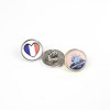 Pin's rond 20 mm - France - Doré