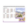 Chevalet standard 7 feuillets paysages2025 marquage quadri - avec plaque feuillets repositionnables