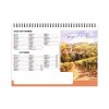 Chevalet standard 7 feuillets paysages2025 marquage quadri - avec plaque feuillets repositionnables