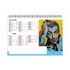 Chevalet standard 7 feuillets  pop art 2025 marquage quadri - avec plaque feuillets repositionnables