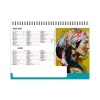 Chevalet standard 7 feuillets  pop art 2025 marquage quadri - avec plaque feuillets repositionnables