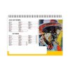 Chevalet standard 7 feuillets  pop art 2025 marquage quadri - avec plaque feuillets repositionnables