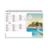 Chevalet standard 7 feuillets sur la route des vacances 2025 marquage quadri - avec plaque feuillets repositionnables