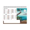 Chevalet standard 7 feuillets sur la route des vacances 2025 marquage quadri - avec plaque feuillets repositionnables
