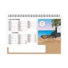 Chevalet standard 7 feuillets sur la route des vacances 2025 marquage quadri - avec plaque feuillets repositionnables