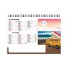 Chevalet standard 7 feuillets sur la route des vacances 2025 marquage quadri - avec plaque feuillets repositionnables