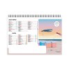 Chevalet standard 7 feuillets sur la route des vacances 2025 marquage quadri