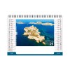 Chevalet standard 7 feuillets architectures du monde 2025 marquage quadri - avec plaque feuillets repositionnables