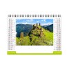 Chevalet standard 7 feuillets architectures du monde 2025 marquage quadri - avec plaque feuillets repositionnables