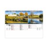 Chevalet standard 13 feuillets france panoramique 2025 marquage quadri - avec plaque feuillets repositionnables