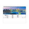Chevalet standard 13 feuillets megalopolis 2025 marquage quadri - avec plaque feuillets repositionnables