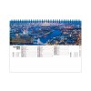 Chevalet standard 13 feuillets megalopolis 2025 marquage quadri - avec plaque feuillets repositionnables