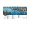 Chevalet standard 13 feuillets megalopolis 2025 marquage quadri - avec plaque feuillets repositionnables