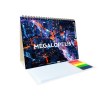 Chevalet standard 13 feuillets megalopolis 2025 marquage quadri - avec plaque feuillets repositionnables