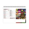 Chevalet standard 13 feuillets mayotte 2025 marquage quadri - avec plaque feuillets repositionnables
