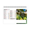 Chevalet standard 13 feuillets mayotte 2025 marquage quadri - avec plaque feuillets repositionnables