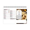 Chevalet standard 13 feuillets couleurs cuisine 2025 marquage quadri - avec plaque feuillets repositionnables