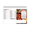 Chevalet standard 13 feuillets couleurs cuisine 2025 marquage quadri - avec plaque feuillets repositionnables