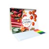 Chevalet standard 13 feuillets couleurs cuisine 2025 marquage quadri - avec plaque feuillets repositionnables