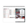 Chevalet standard 13 feuillets couleurs cuisine 2025 marquage quadri - avec plaque feuillets repositionnables