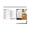 Chevalet standard 13 feuillets couleurs cuisine 2025 marquage quadri - avec plaque feuillets repositionnables
