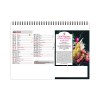 Chevalet standard 13 feuillets couleurs cuisine 2025 marquage quadri - avec plaque feuillets repositionnables