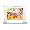 Chevalet standard 7 feuillets gouters d'enfants 2025 marquage quadri - avec plaque feuillets repositionnables