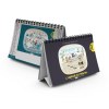 Chevalet standard 7 feuillets l humour au travail 2025 marquage quadri - avec plaque feuillets repositionnables