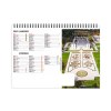 Chevalet standard 7 feuillets parcs et chateaux 2025 marquage quadri - avec plaque feuillets repositionnables