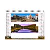 Chevalet standard 7 feuillets paysages de france2025 marquage quadri - avec plaque feuillets repositionnables