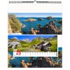 Illustre la france panoramique 2025 - 13 feuillets - papier satin - xxl 480x580mm - marquage quadri - page de garde repiquee
