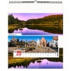 Illustre la france panoramique 2025 - 13 feuillets - papier satin - xxl 480x580mm - marquage quadri - page de garde repiquee
