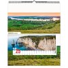 Illustre la france panoramique 2025 - 13 feuillets - papier satin - xxl 480x580mm - marquage quadri - page de garde repiquee