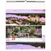 Illustre la france panoramique 2025 - 13 feuillets - papier satin - xxl 480x580mm - marquage quadri - page de garde repiquee