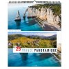 Illustre la france panoramique 2025 - 13 feuillets - papier satin - xxl 480x580mm - marquage quadri - page de garde repiquee