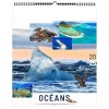 Illustre oceans 2025 - 7 feuillets - xxl 480x580mm - reliure spirale - marquage quadri - page de garde repiquee
