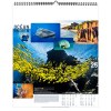 Illustre oceans 2025 - 7 feuillets - xxl 480x580mm - reliure spirale - marquage quadri - page de garde repiquee