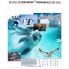 Illustre oceans 2025 - 7 feuillets - xxl 480x580mm - reliure spirale - marquage quadri - page de garde repiquee